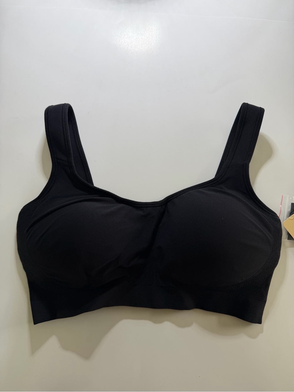 Truekind Daily Comfort Wireless Shaper Bra Black Size Large L